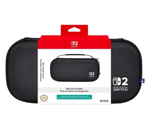 Hori Etui na konsole Slim Tough Pouch - czarne (switch 2) - 1471581 - zdjęcie 4